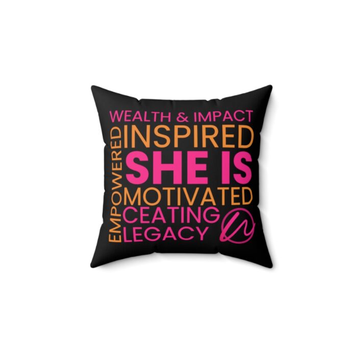 Spun Polyester Square Pillow - Image 4