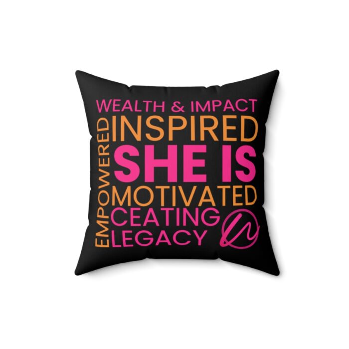 Spun Polyester Square Pillow - Image 7