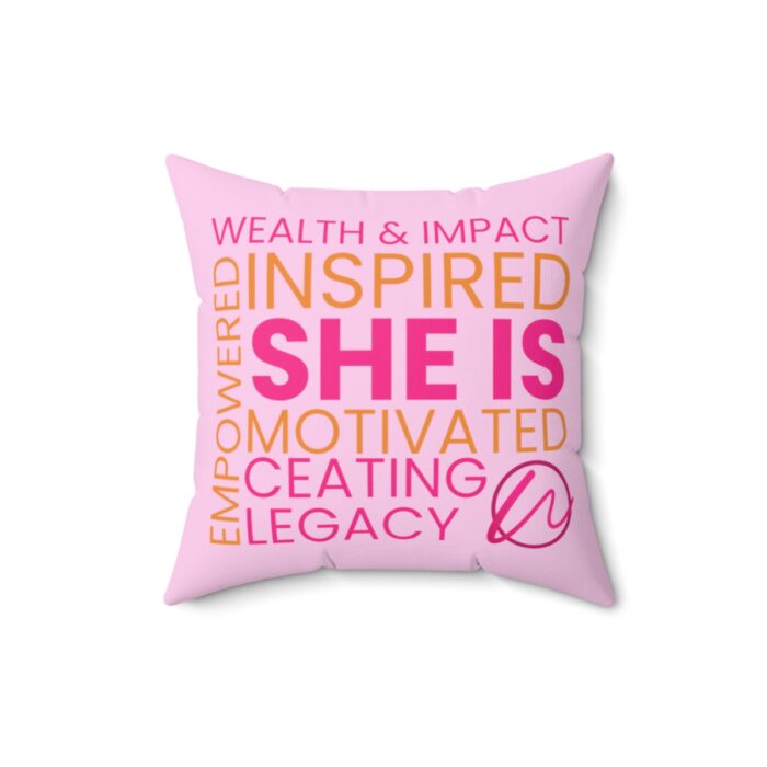 Spun Polyester Square Pillow - Image 7