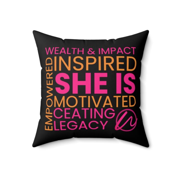Spun Polyester Square Pillow - Image 10