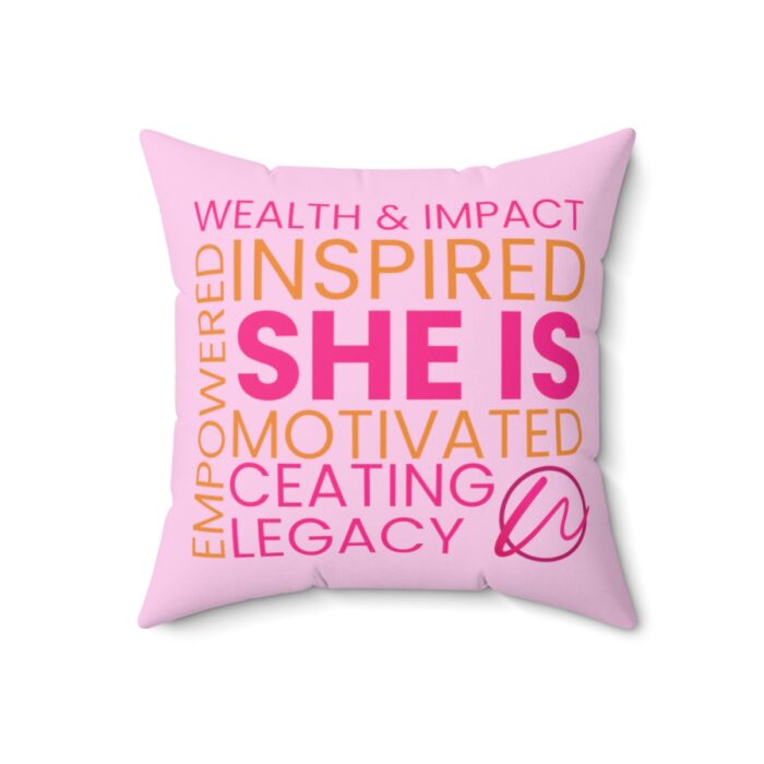 Spun Polyester Square Pillow - Image 10